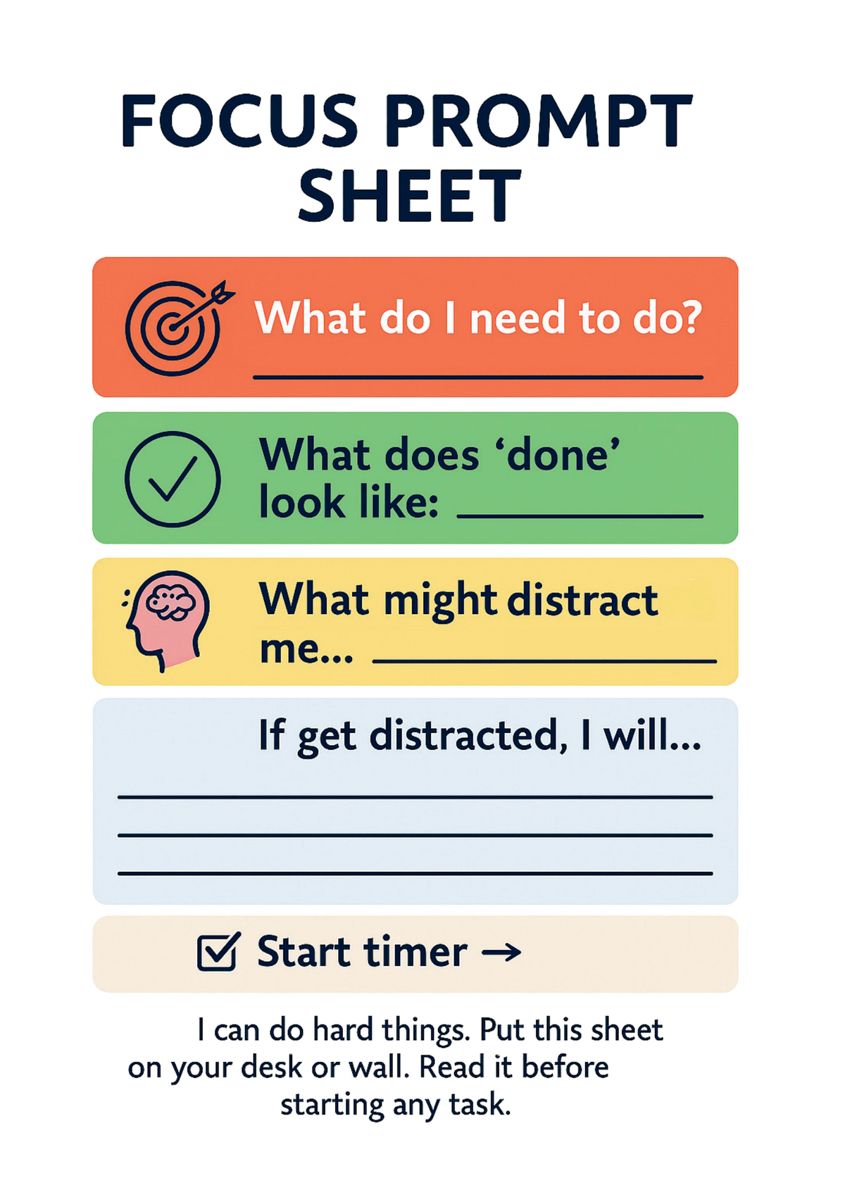 Focus Prompt Sheet